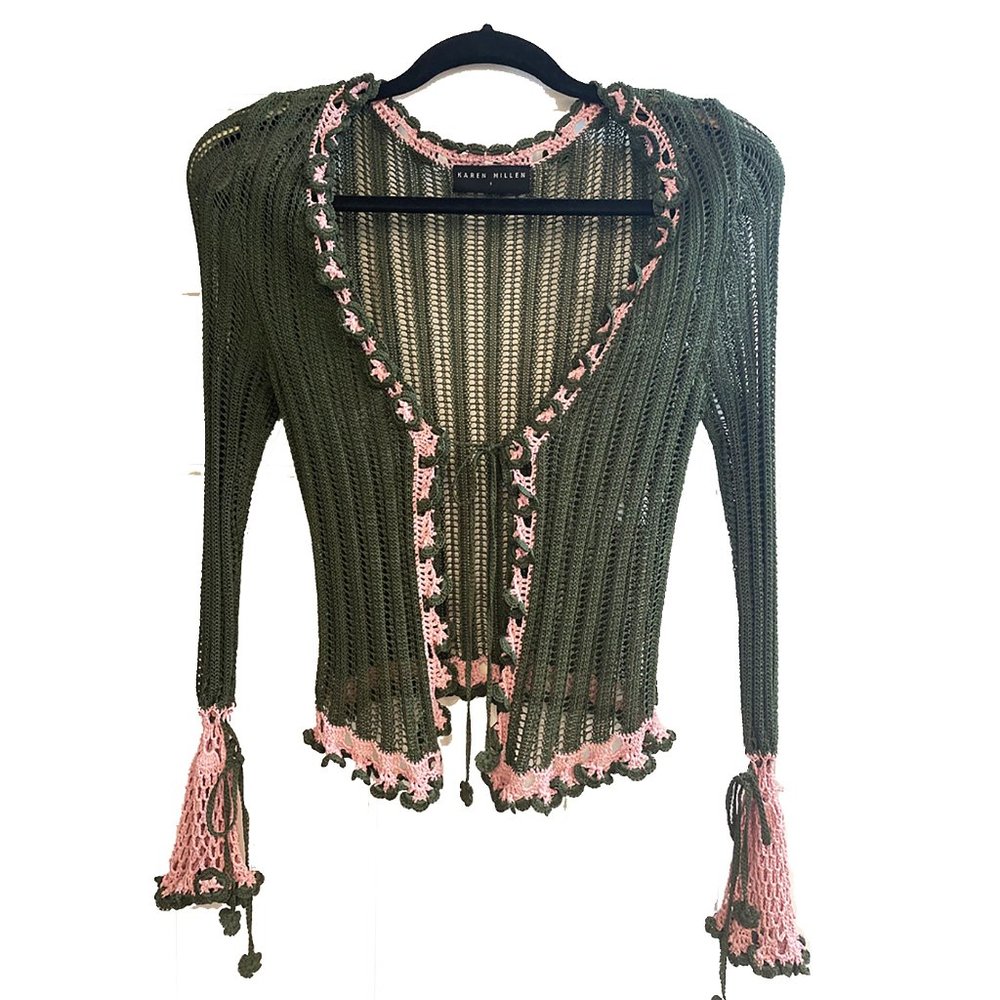 Karen Millen Crochet Cardigan